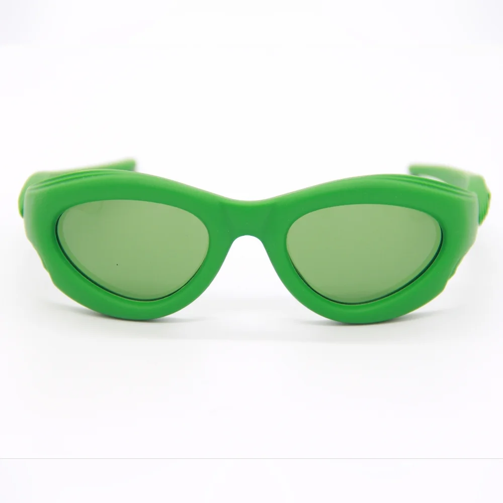 NEW BV1162S 002 BOTTEGA VENETA GREEN UNISEX  SUNGLASSES